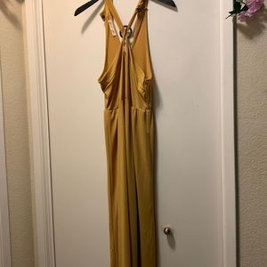 Tiffany & Grey yellow midi dress